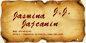 Jasmina Jajčanin vizit kartica